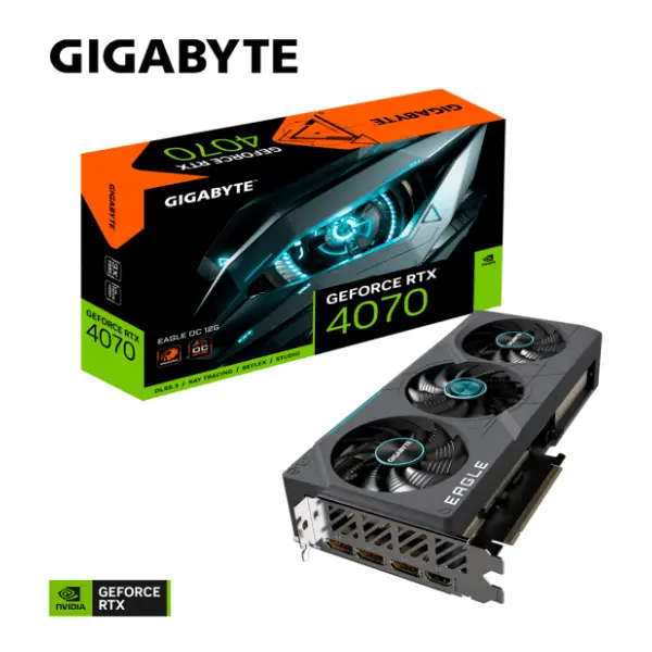 GIGABYTE nVidia GeForce RTX 4070 EAGLE OC 12GB GDDR6X 192-bit grafička kartica 6