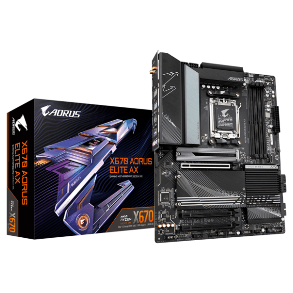 GIGABYTE X670 AORUS ELITE AX (rev. 1.0) matična ploča 0