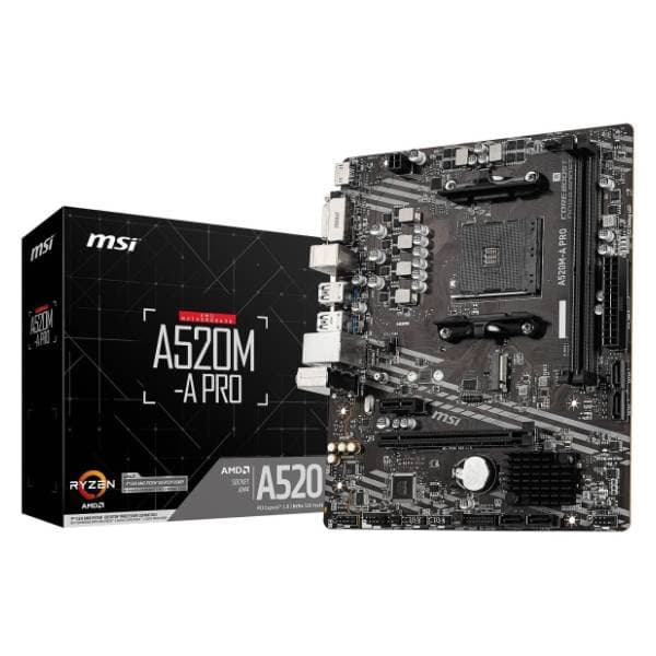 MSI A520M-A PRO matična ploča 0