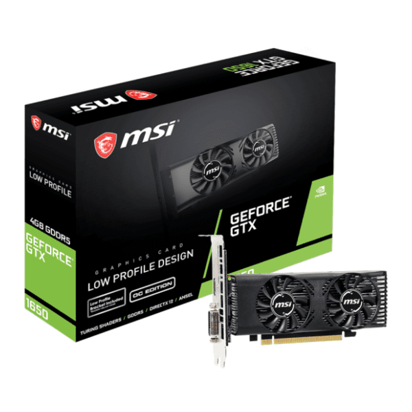 MSI nVidia GeForce GTX 1650 4GT Low Profile OC Edition 4GB GDDR5 128-bit grafička kartica 0