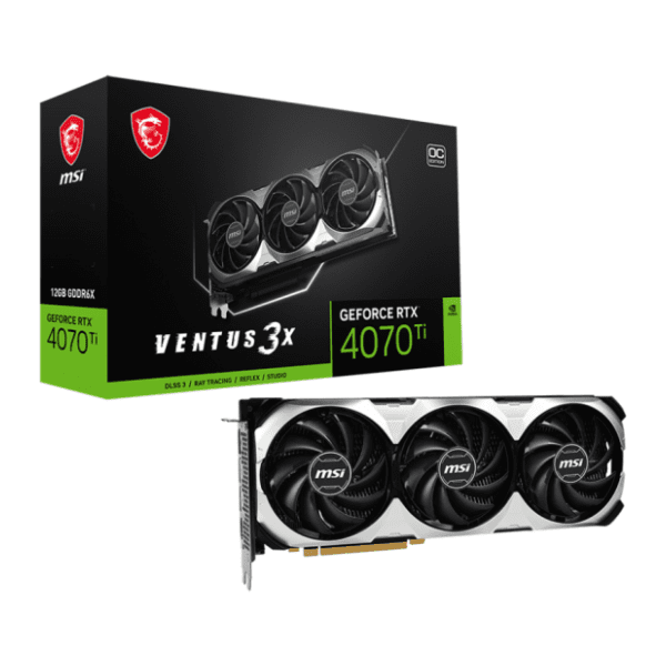 MSI nVidia GeForce RTX 4070 Ti VENTUS 3X OC 12GB GDDR6X 192-bit grafička kartica 0