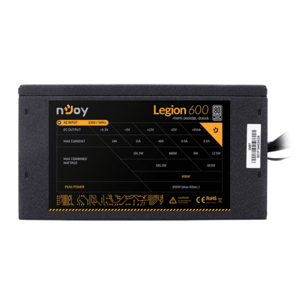 nJoy napajanje Legion 600 600W 1