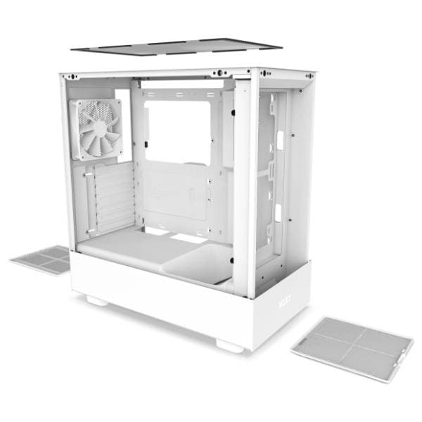 NZXT kućište H5 Flow CC-H51FW-01 belo 3