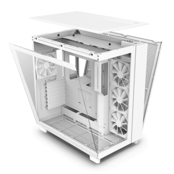 NZXT kućište H9 Flow CM-H91FW-01 belo 1