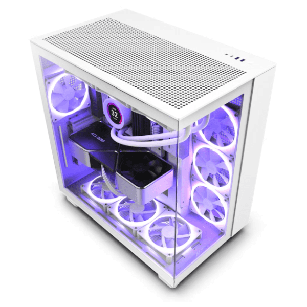 NZXT kućište H9 Flow CM-H91FW-01 belo 4