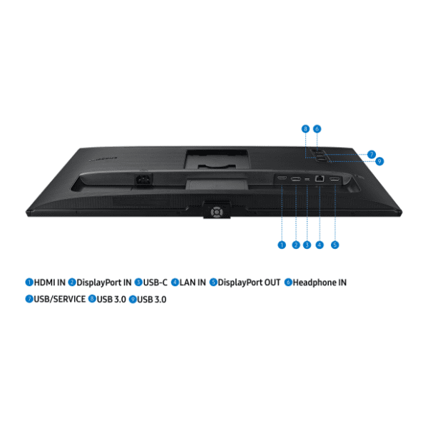 SAMSUNG monitor LS27A600UUUXEN 8