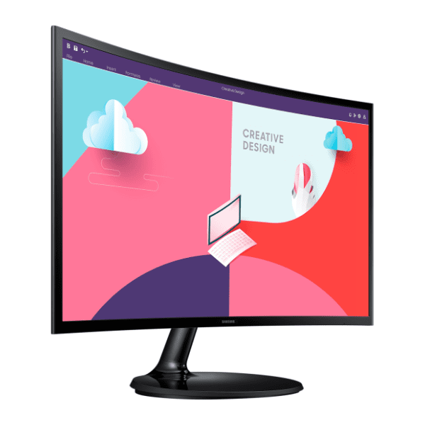 SAMSUNG zakrivljeni monitor LS24C360EAUXEN 1