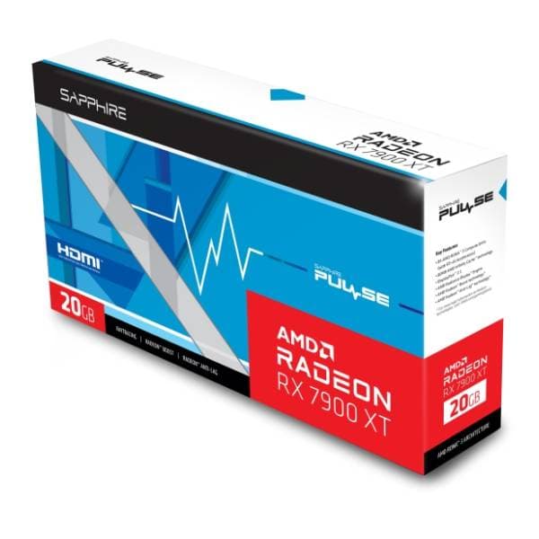 SAPPHIRE AMD Radeon RX 7900 XT PULSE 20GB GDDR6 320-bit grafička kartica 7