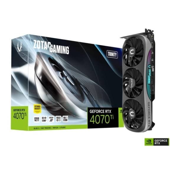 ZOTAC nVidia GeForce RTX 4070 Ti GAMING Trinity 12GB GDDR6X 192-bit grafička kartica 0