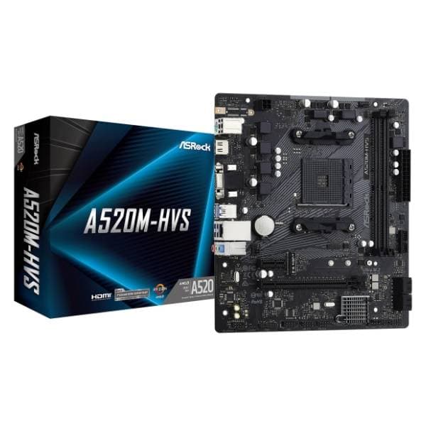 ASRock A520M-HVS matična ploča 0