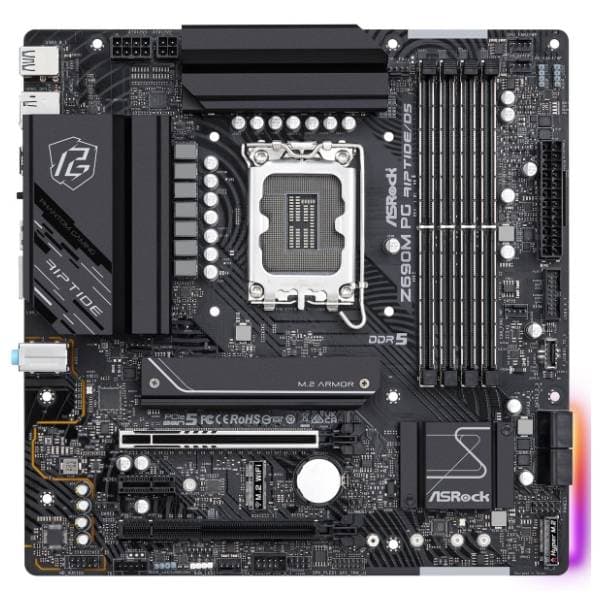 ASRock Z690M PG Riptide/D5 matična ploča 1