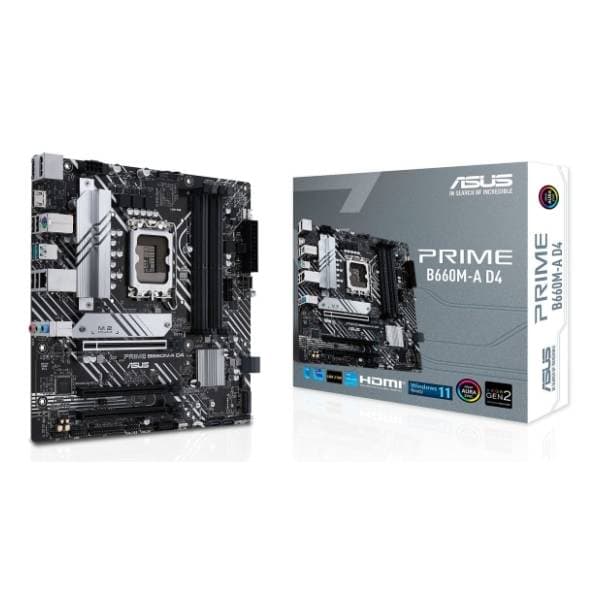 ASUS PRIME B660M-A D4 matična ploča 0