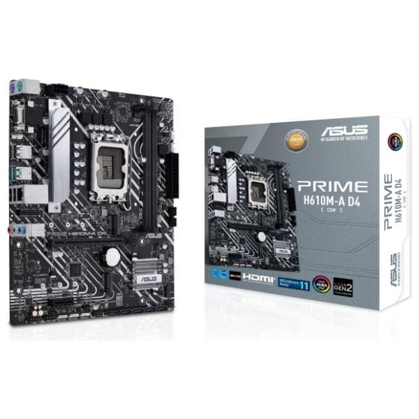 ASUS PRIME H610M-A D4-CSM matična ploča 0