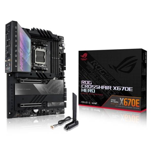 ASUS ROG CROSSHAIR X670E HERO matična ploča 0