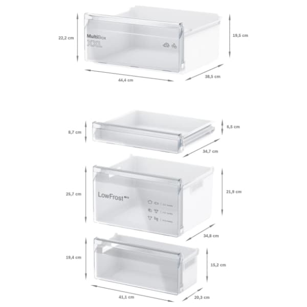 BOSCH ugradni kombinovani frižider KIV86NSE0 8