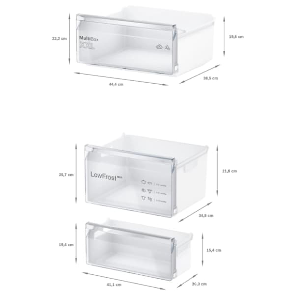 BOSCH ugradni kombinovani frižider KIV87NSE0 7