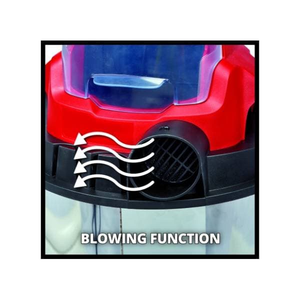 EINHELL usisivač za suvo i mokro usisavanje TC-VC 18/20 Li S-Solo 6