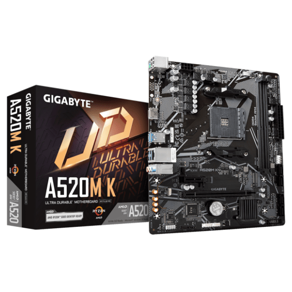 GIGABYTE A520M K (rev. 1.0) matična ploča 0