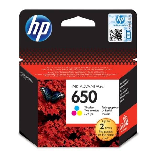 HP 650 cyan magenta žuti kertridž (CZ102AE) 0