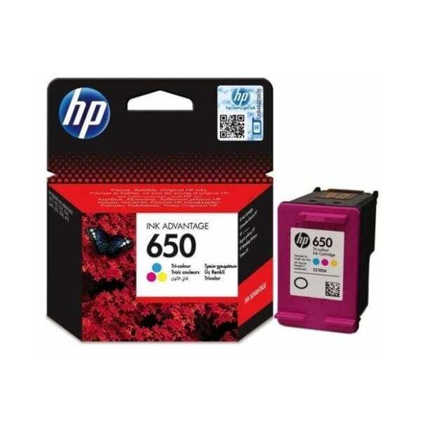 HP 650 cyan magenta žuti kertridž (CZ102AE) 1