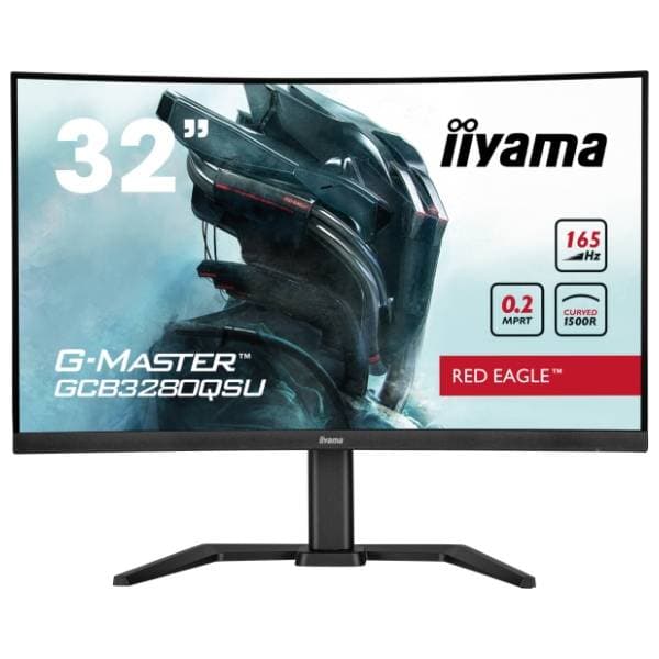 IIYAMA zakrivljeni monitor G-Master Red Eagle GCB3280QSU-B1 0