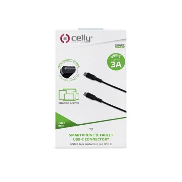 CELLY kabl USB-C 1m crni 2