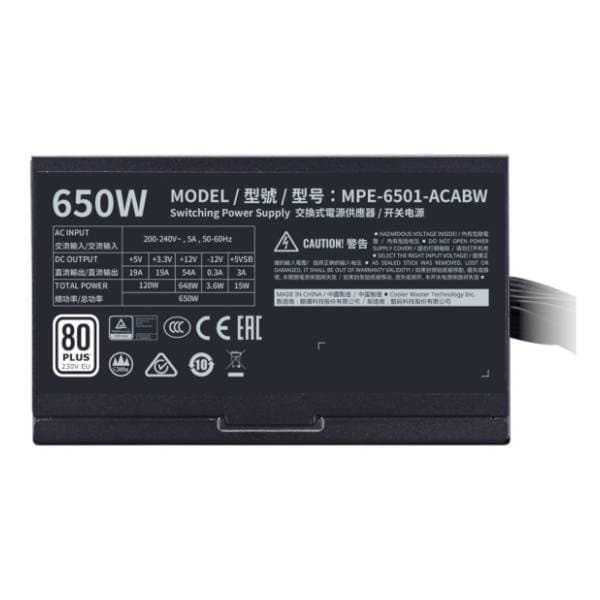 COOLER MASTER napajanje MWE 650W 5