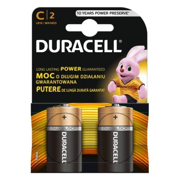 DURACELL alkalne baterije C LR14 MN1400 2kom 0