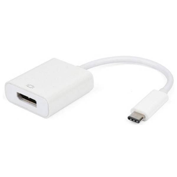 E-GREEN konverter USB-C 3.1 (m) na DisplayPort (ž) beli 0