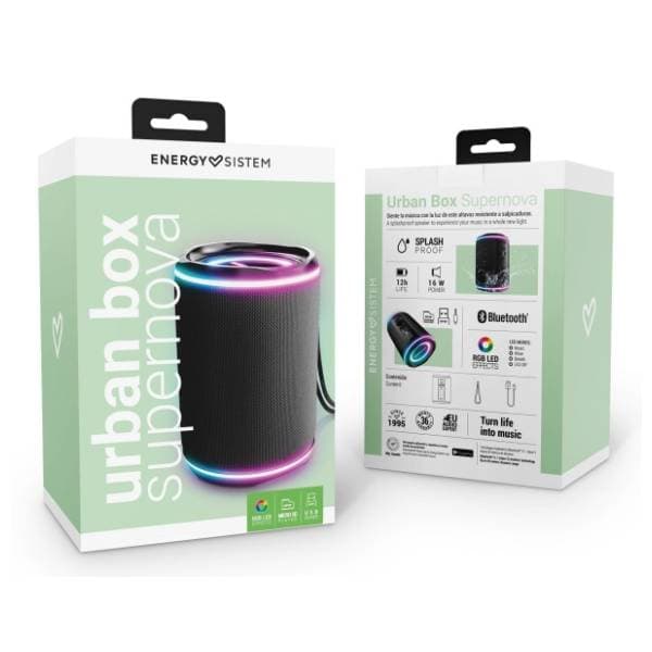 ENERGY SISTEM bluetooth zvučnik Urban Box Supernova portable crni 5