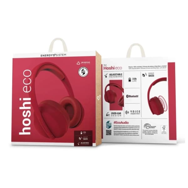 ENERGY SISTEM slušalice Hoshi Eco Cloud crvene 5