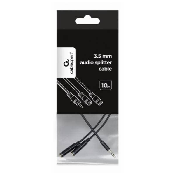 GEMBIRD konverter 3.5mm (m) na 2x3.5mm (ž) crni 2