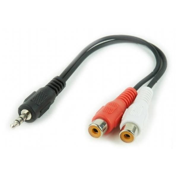GEMBIRD konverter 3.5mm (m) na 2xRCA (ž) 0