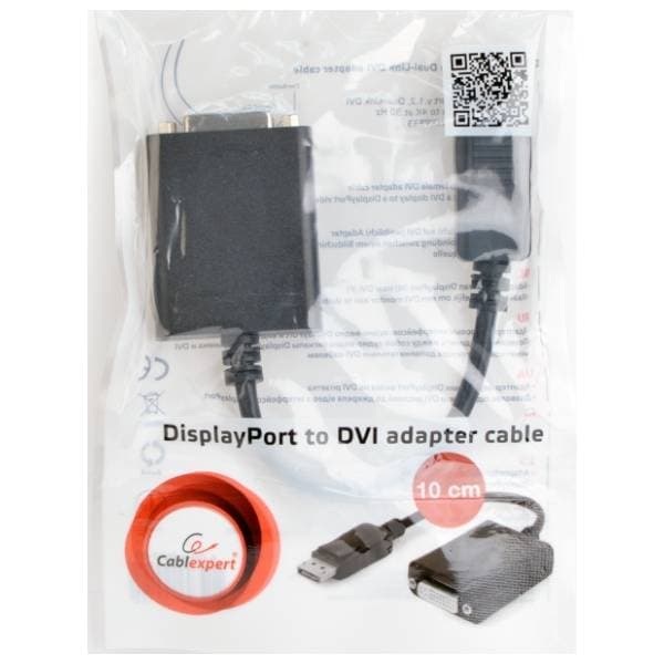 GEMBIRD konverter DisplayPort 1.2 (m) na Dual-Link DVI (ž) 1