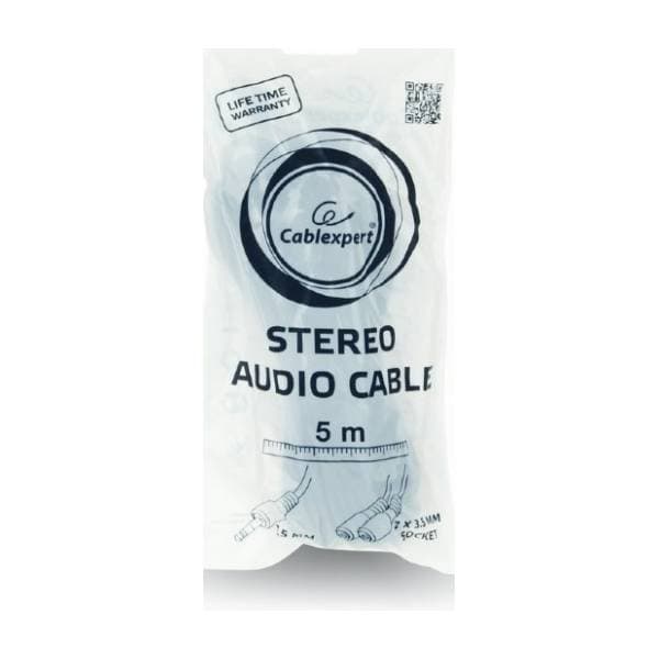 GEMBIRD konverter kabl 3.5mm na 2x3.5mm (m/ž) 5m 2