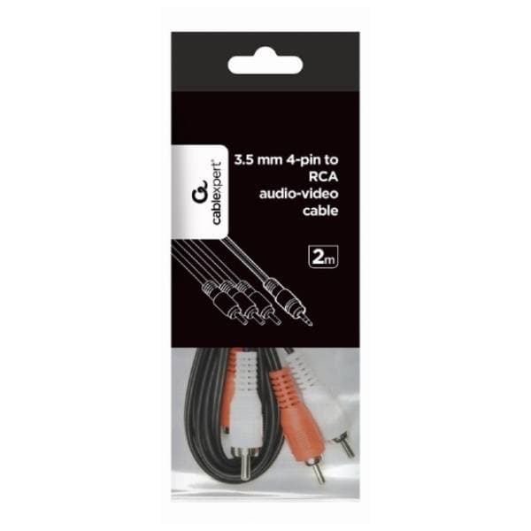 GEMBIRD konverter kabl 3.5mm na 3xRCA (m/m) 2m 2