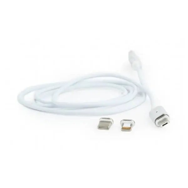 GEMBIRD konverter kabl sa 3 magnetna nastavka USB 2.0 na Lightning + Micro USB + USB-C (m/m+m+m) 1m 5