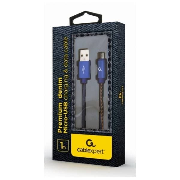 GEMBIRD konverter kabl USB-A 2.0 na Micro USB-B 2.0 (m/m) 1m plavi 1