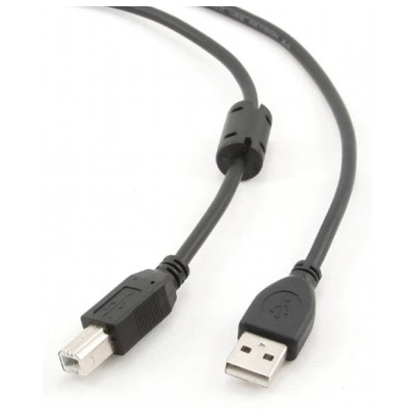 GEMBIRD konverter kabl USB-A 2.0 na USB-B 2.0 (m/m) 1.8m crni 0