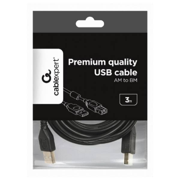 GEMBIRD konverter kabl USB-A 2.0 na USB-B 2.0 (m/m) 3m 3