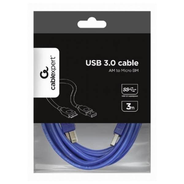 GEMBIRD konverter kabl USB-A 3.0 na Micro USB-B (m/m) 3m 3