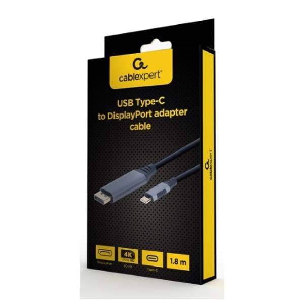 GEMBIRD konverter kabl USB-C 3.0 na DisplayPort 4K (m/m) 1.8m 2