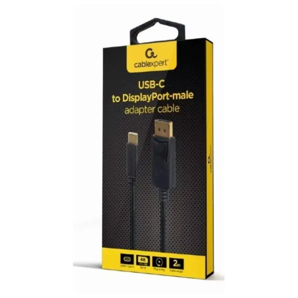 GEMBIRD konverter kabl USB-C 3.1 na DisplayPort 4K (m/m) 2m 1