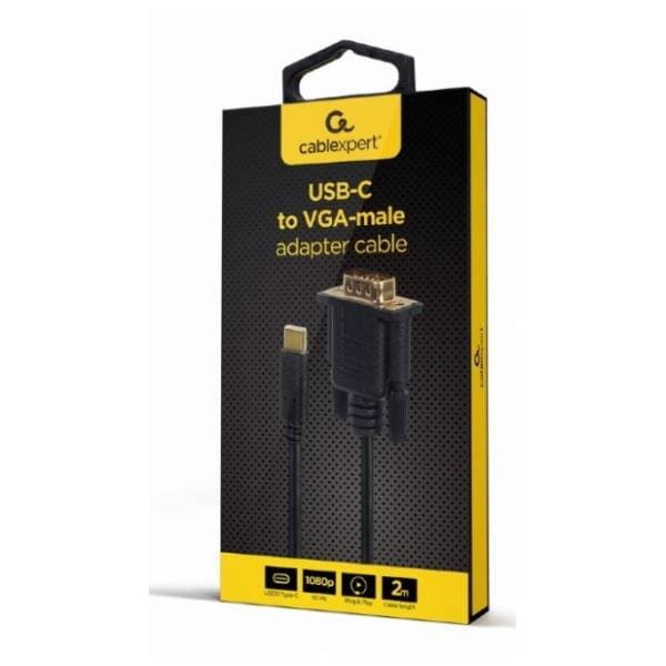 GEMBIRD konverter kabl USB-C 3.1 na VGA (m/m) 2m 1
