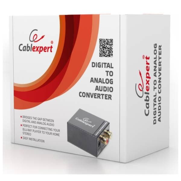 GEMBIRD konverter Toslink + Coaxial (RCA) na 2x RCA (ž+ž/ž) 6