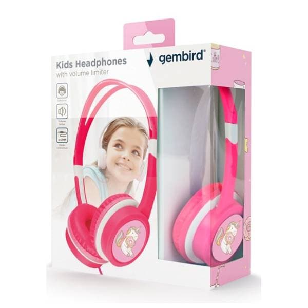 GEMBIRD slušalice MHP-JR-PK roze 1