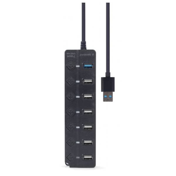 GEMBIRD USB Hub 7-port (1x USB 3.1 + 6 x USB 2.0) sa prekidačima 2