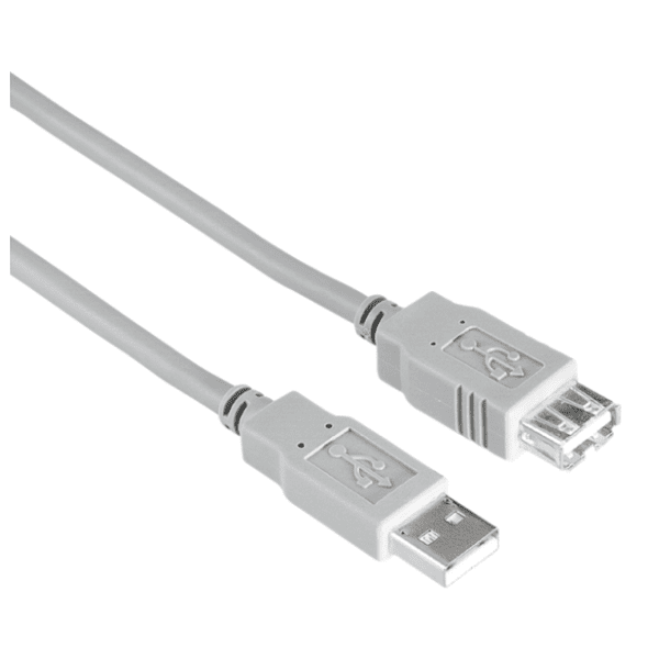 HAMA kabl USB-A 2.0 (m/ž) 1.5m sivi 0