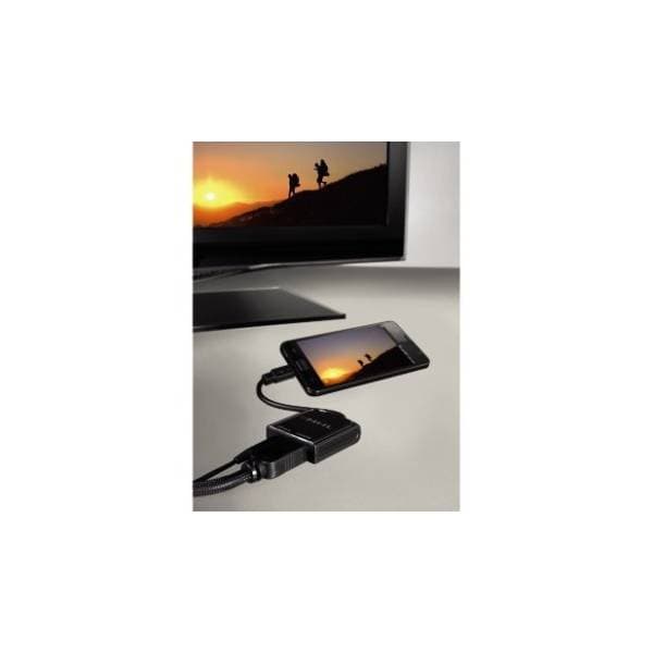 HAMA konverter MHL Micro USB-B (m) na HDMI (ž) + Micro USB-B (ž) 3