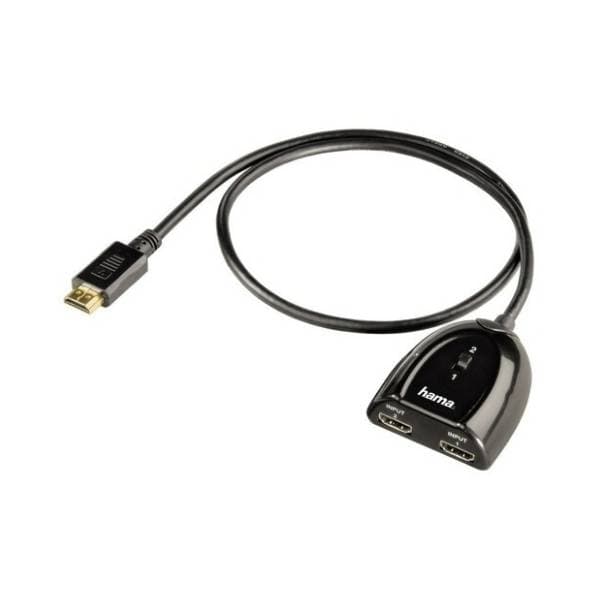 HAMA konverter-razdelnik 2x HDMI (ž) na HDMI (m) 0